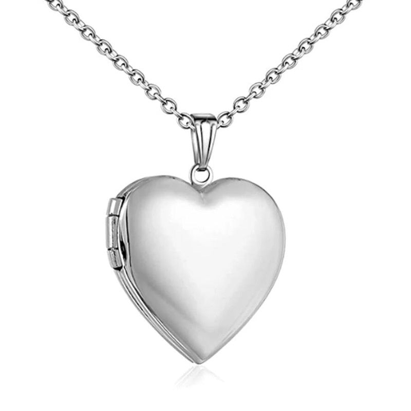 Herz-Medaillon mit Bild & Gravur – Geschenk für Mama