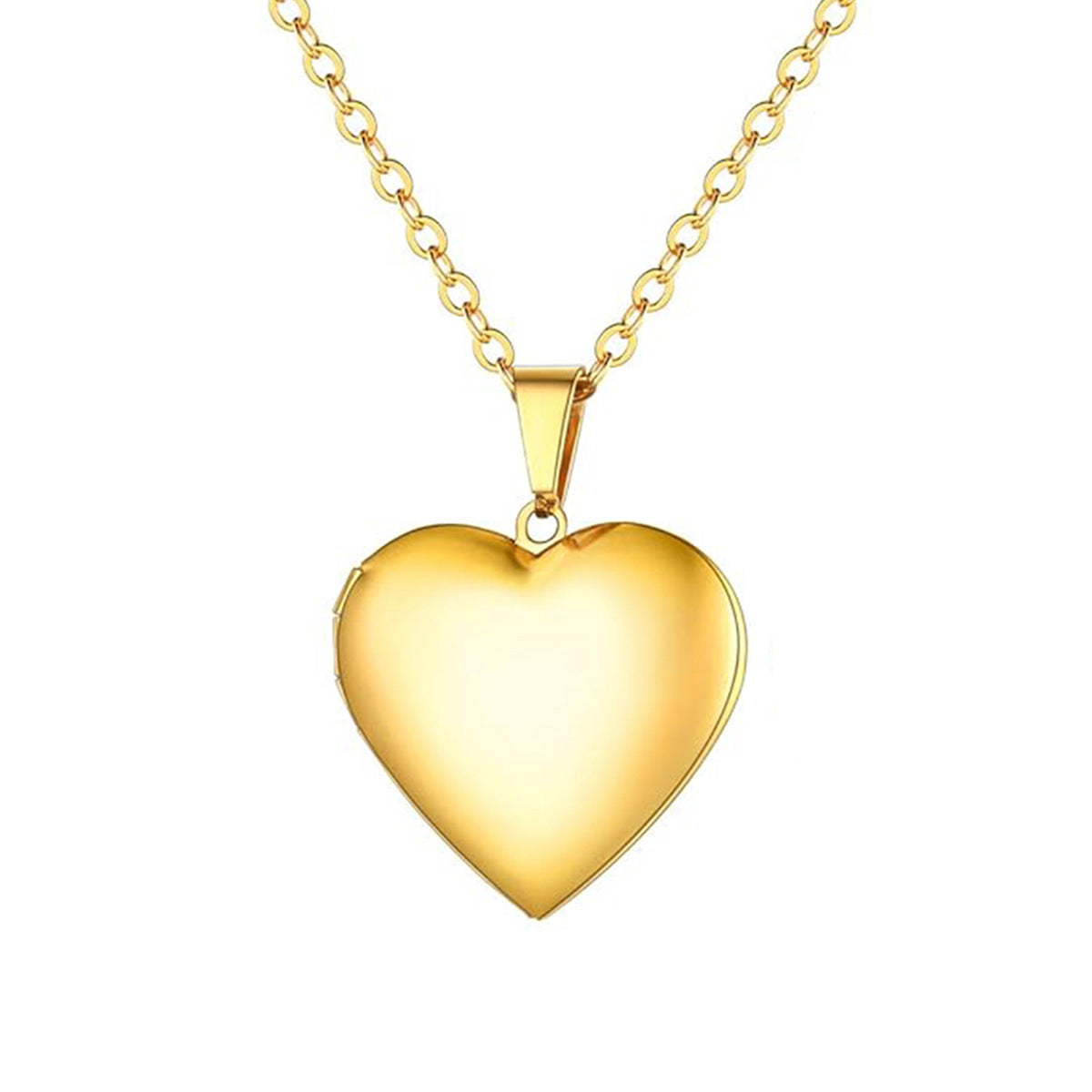 Herz-Medaillon mit Bild & Gravur – Geschenk für Mama