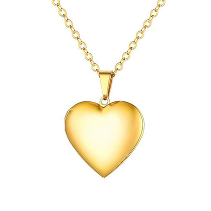 Herz-Medaillon mit Bild & Gravur – Geschenk für Mama
