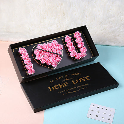 I LOVE YOU – Seifenrosen Geschenkbox